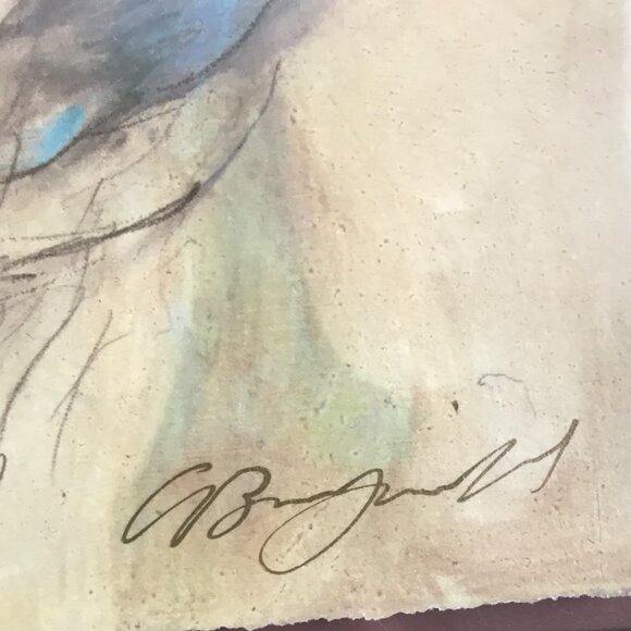 Unframed "Paradise" by Gary Benfield Seriolithograph - Picture 2 of 8